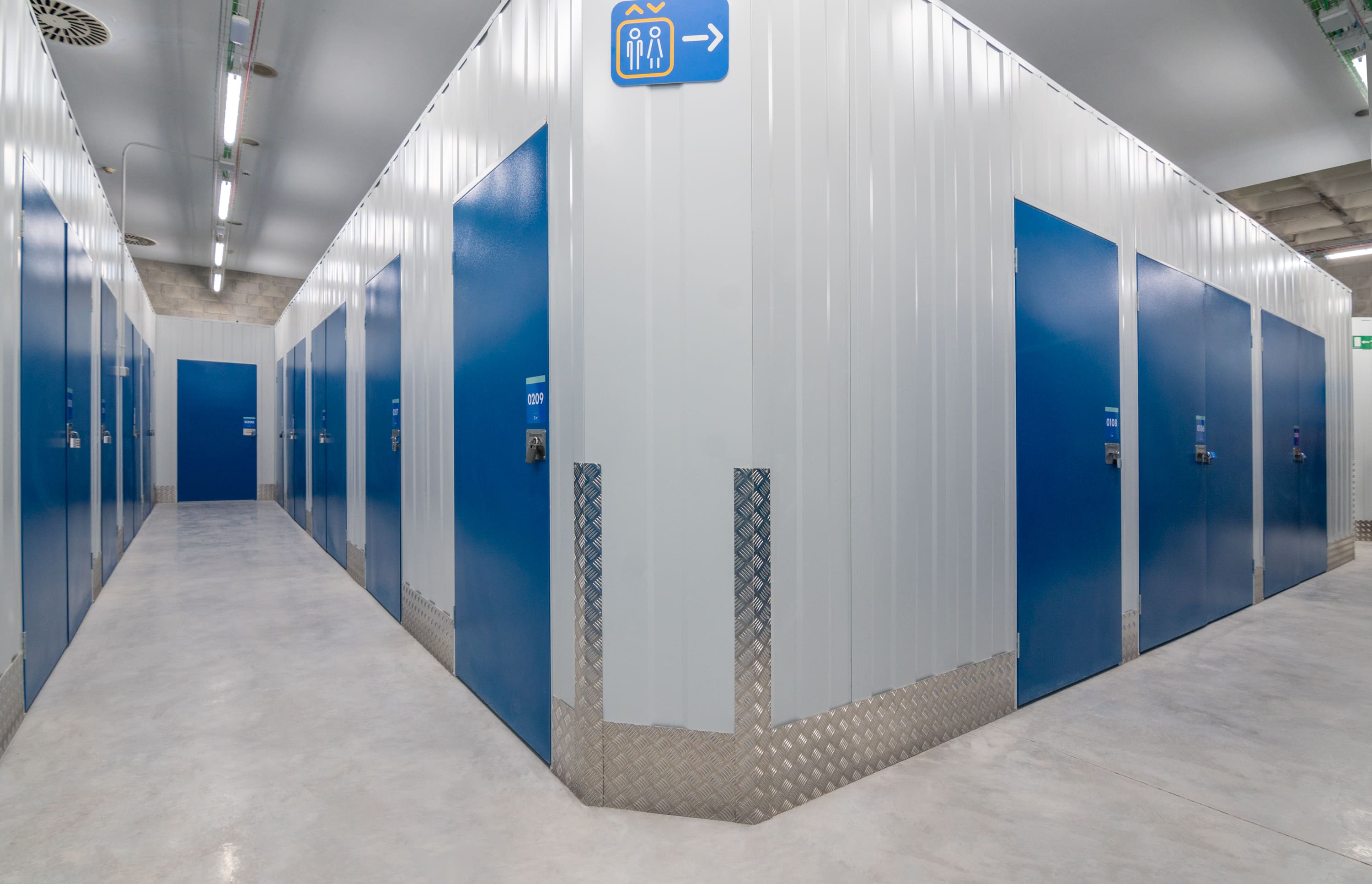 Trasteros perfectamente ordenados y limpios